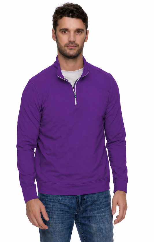 Ridge Stretch Ottoman 1/4 Zip Mock Neck | Flag & Anthem