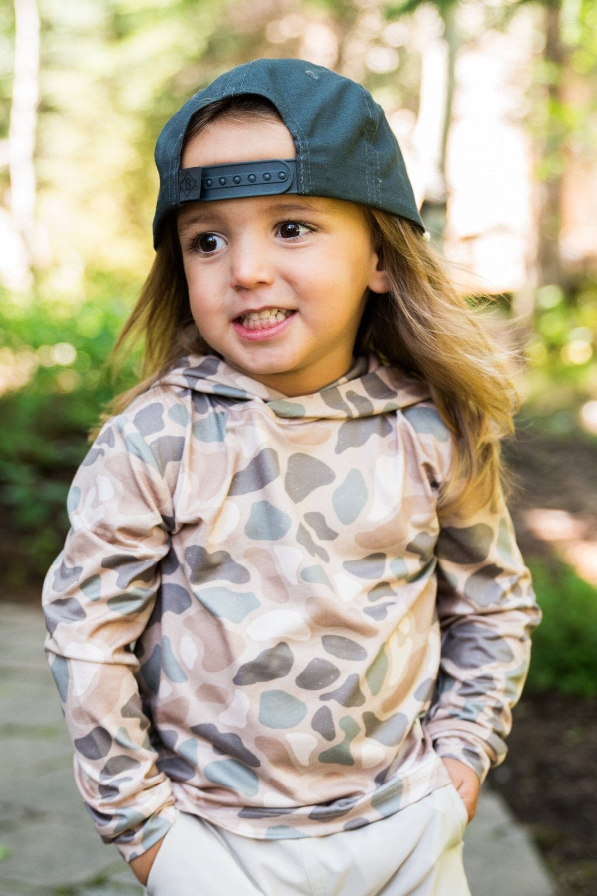 Youth Hoodie in Pintail Camo | Burlebo