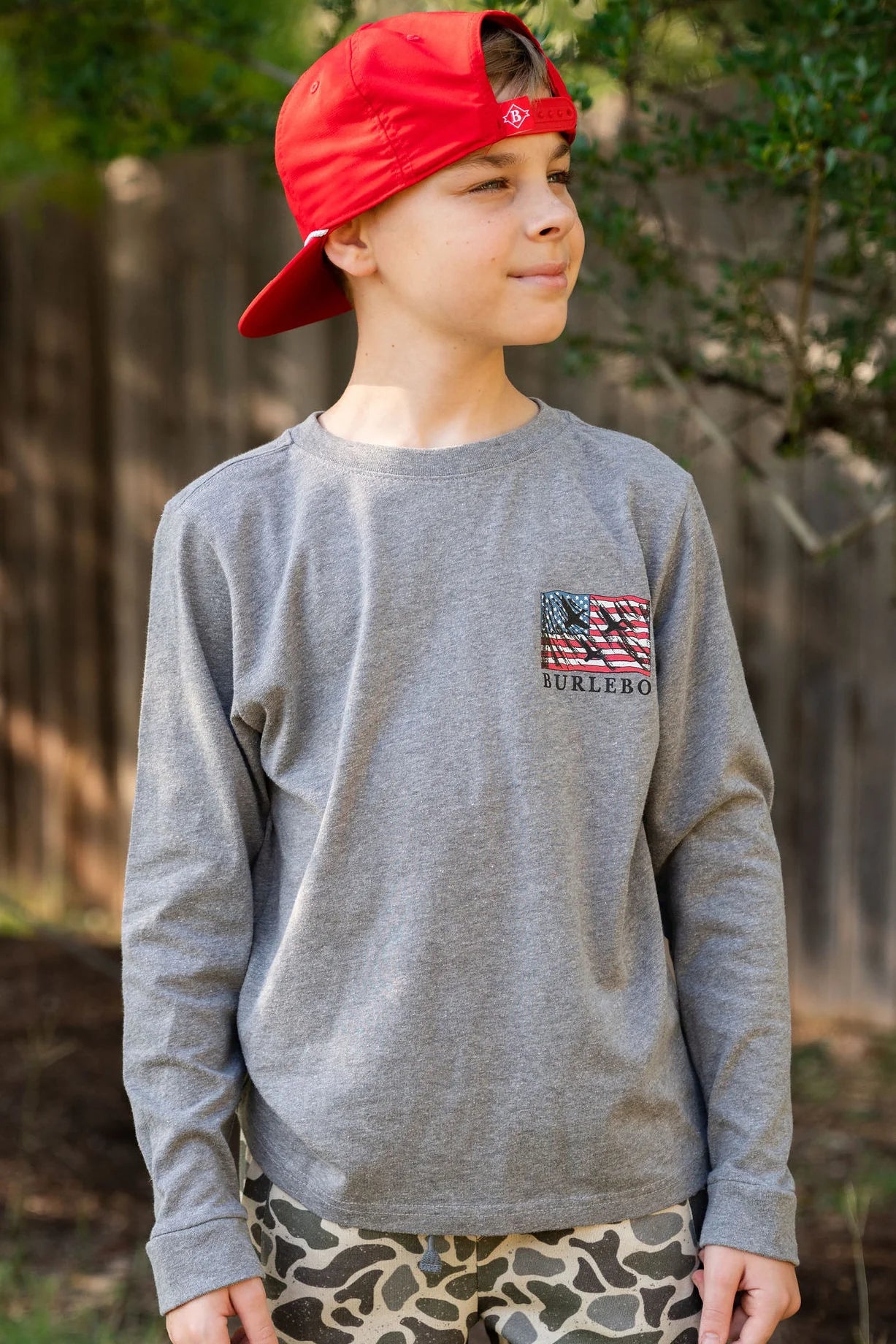 Youth LS T-Shirt American Wild | Burlebo