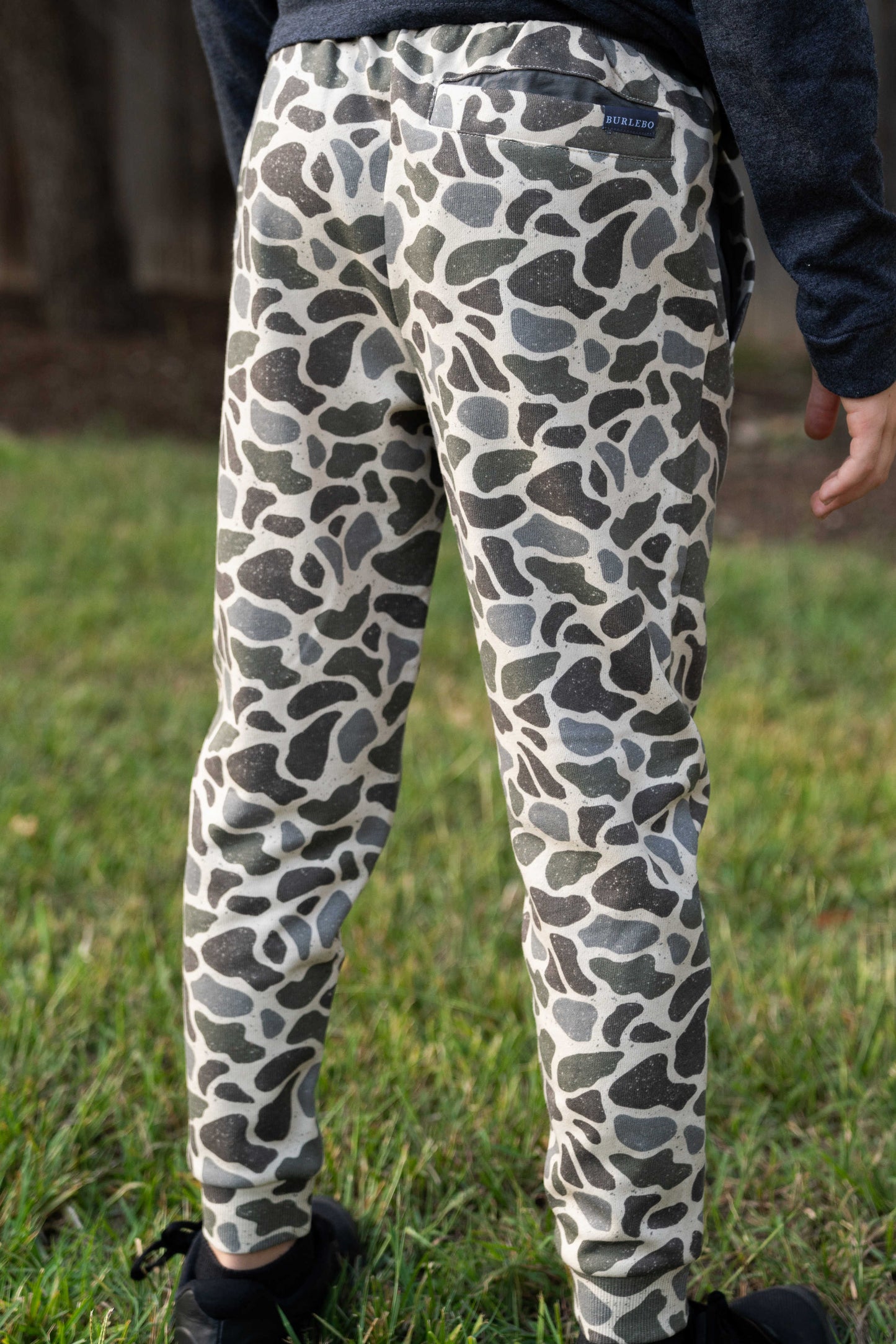 Youth Fleece Jogger- Classic Deer Camo | Burlebo